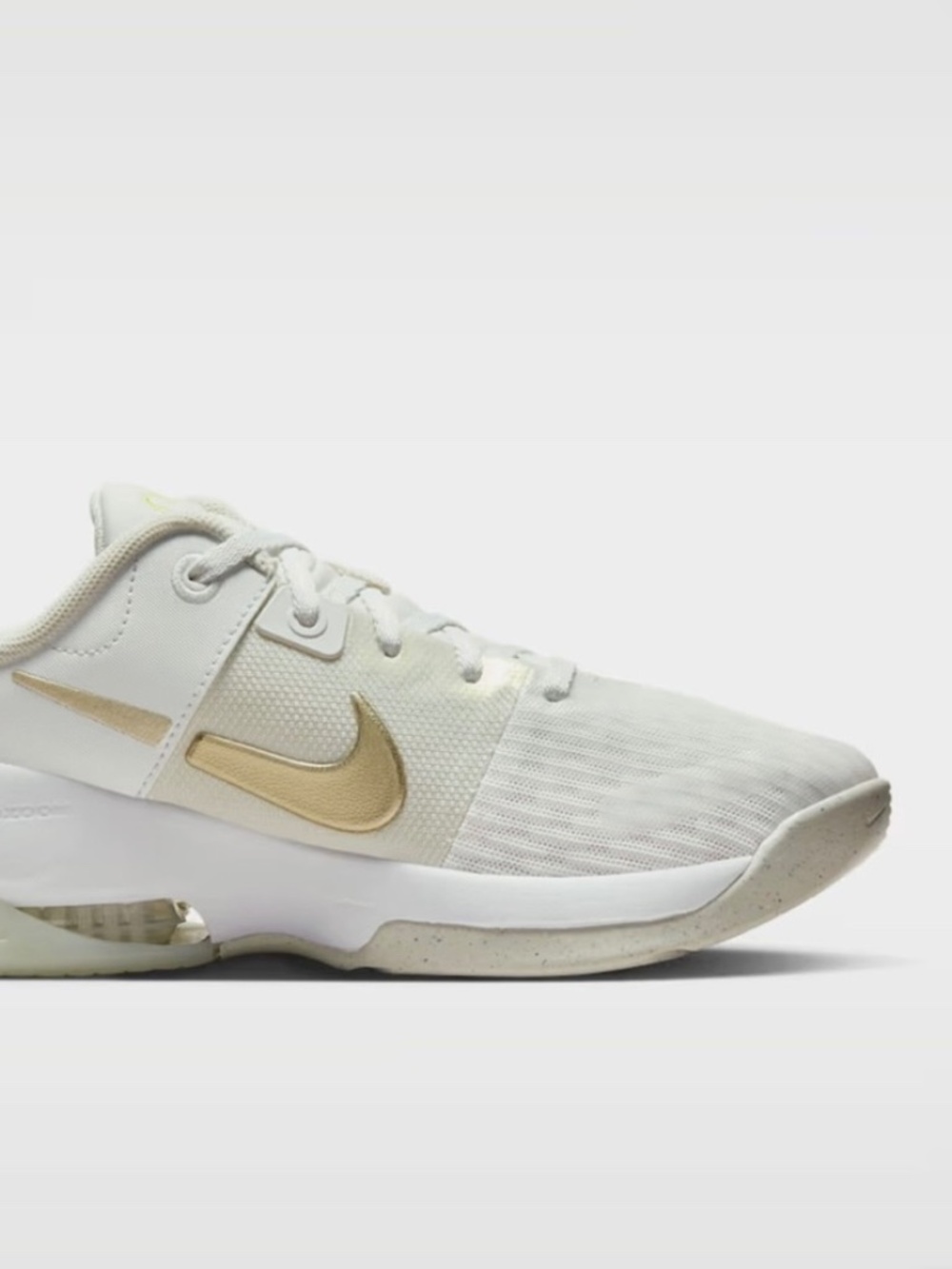 Nike Zoom Bella 6 Premium Summit White Gold Size 8 - Picture 2 of 12